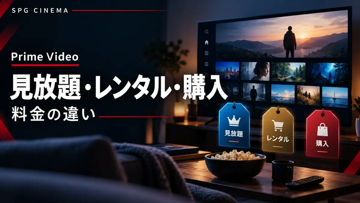 SPG CINEMA Prime Video見放題・レンタル・購入の料金の違い アイキャッチ